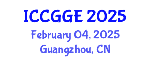International Conference on Civil, Geomechanical and Geotechnical Engineering (ICCGGE) February 04, 2025 - Guangzhou, China