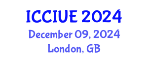 International Conference on Civil, Infrastructure and Urban Engineering (ICCIUE) December 09, 2024 - London, United Kingdom