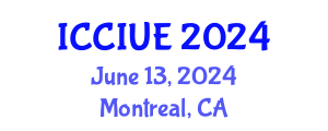 International Conference on Civil, Infrastructure and Urban Engineering (ICCIUE) June 13, 2024 - Montreal, Canada