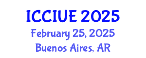 International Conference on Civil, Infrastructure and Urban Engineering (ICCIUE) February 25, 2025 - Buenos Aires, Argentina