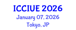 International Conference on Civil, Infrastructure and Urban Engineering (ICCIUE) January 07, 2026 - Tokyo, Japan