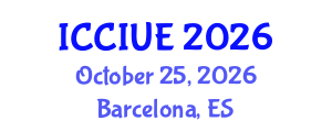 International Conference on Civil, Infrastructure and Urban Engineering (ICCIUE) October 25, 2026 - Barcelona, Spain