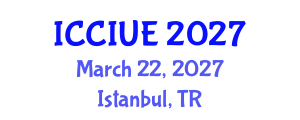 International Conference on Civil, Infrastructure and Urban Engineering (ICCIUE) March 22, 2027 - Istanbul, Turkey International Conference on Civil, Infrastructure and Urban Engineering (ICCIUE) March 22, 2027 - Istanbul, Turkey