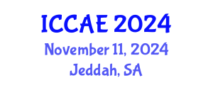 International Conference on Civil Society and Architectural Engineering (ICCAE) November 11, 2024 - Jeddah, Saudi Arabia