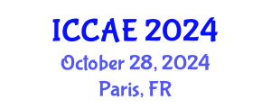 International Conference on Civil Society and Architectural Engineering (ICCAE) October 28, 2024 - Paris, France