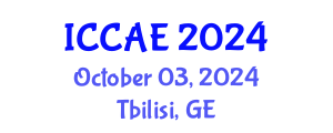 International Conference on Civil Society and Architectural Engineering (ICCAE) October 03, 2024 - Tbilisi, Georgia