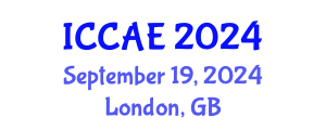 International Conference on Civil Society and Architectural Engineering (ICCAE) September 19, 2024 - London, United Kingdom