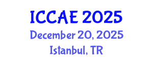 International Conference on Civil Society and Architectural Engineering (ICCAE) December 20, 2025 - Istanbul, Turkey