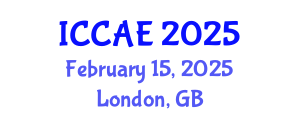 International Conference on Civil Society and Architectural Engineering (ICCAE) February 15, 2025 - London, United Kingdom