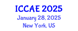 International Conference on Civil Society and Architectural Engineering (ICCAE) January 28, 2025 - New York, United States