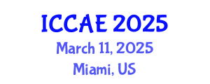 International Conference on Civil Society and Architectural Engineering (ICCAE) March 11, 2025 - Miami, United States