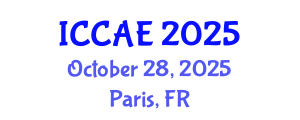 International Conference on Civil Society and Architectural Engineering (ICCAE) October 28, 2025 - Paris, France
