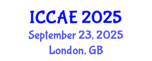 International Conference on Civil Society and Architectural Engineering (ICCAE) September 23, 2025 - London, United Kingdom
