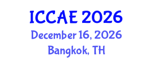 International Conference on Civil Society and Architectural Engineering (ICCAE) December 16, 2026 - Bangkok, Thailand International Conference on Civil Society and Architectural Engineering (ICCAE) December 16, 2026 - Bangkok, Thailand