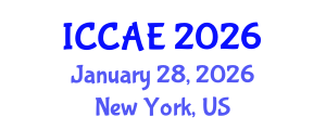 International Conference on Civil Society and Architectural Engineering (ICCAE) January 28, 2026 - New York, United States