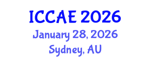 International Conference on Civil Society and Architectural Engineering (ICCAE) January 28, 2026 - Sydney, Australia