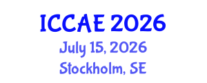 International Conference on Civil Society and Architectural Engineering (ICCAE) July 15, 2026 - Stockholm, Sweden