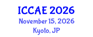 International Conference on Civil Society and Architectural Engineering (ICCAE) November 15, 2026 - Kyoto, Japan International Conference on Civil Society and Architectural Engineering (ICCAE) November 15, 2026 - Kyoto, Japan
