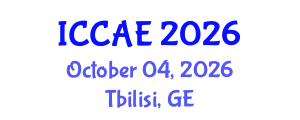 International Conference on Civil Society and Architectural Engineering (ICCAE) October 04, 2026 - Tbilisi, Georgia