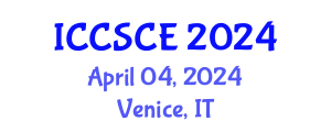 International Conference on Civil, Structural and Construction Engineering (ICCSCE) April 04, 2024 - Venice, Italy