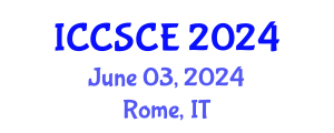 International Conference on Civil, Structural and Construction Engineering (ICCSCE) June 03, 2024 - Rome, Italy
