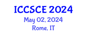 International Conference on Civil, Structural and Construction Engineering (ICCSCE) May 02, 2024 - Rome, Italy
