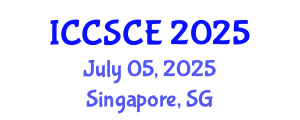 International Conference on Civil, Structural and Construction Engineering (ICCSCE) July 05, 2025 - Singapore, Singapore