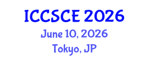 International Conference on Civil, Structural and Construction Engineering (ICCSCE) June 10, 2026 - Tokyo, Japan