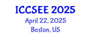 International Conference on Civil, Structural and Earthquake Engineering (ICCSEE) April 22, 2025 - Boston, United States