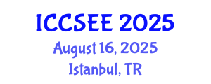 International Conference on Civil, Structural and Earthquake Engineering (ICCSEE) August 16, 2025 - Istanbul, Turkey