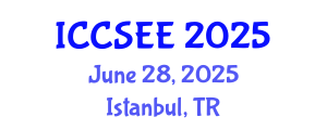 International Conference on Civil, Structural and Earthquake Engineering (ICCSEE) June 28, 2025 - Istanbul, Turkey