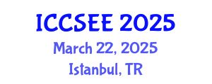 International Conference on Civil, Structural and Earthquake Engineering (ICCSEE) March 22, 2025 - Istanbul, Turkey