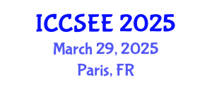 International Conference on Civil, Structural and Earthquake Engineering (ICCSEE) March 29, 2025 - Paris, France