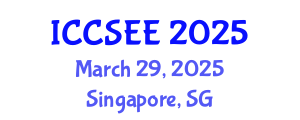 International Conference on Civil, Structural and Earthquake Engineering (ICCSEE) March 29, 2025 - Singapore, Singapore