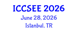 International Conference on Civil, Structural and Earthquake Engineering (ICCSEE) June 28, 2026 - Istanbul, Turkey