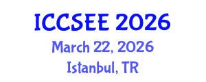 International Conference on Civil, Structural and Earthquake Engineering (ICCSEE) March 22, 2026 - Istanbul, Turkey