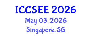 International Conference on Civil, Structural and Earthquake Engineering (ICCSEE) May 03, 2026 - Singapore, Singapore