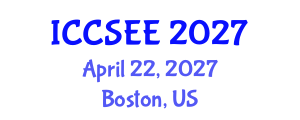 International Conference on Civil, Structural and Earthquake Engineering (ICCSEE) April 22, 2027 - Boston, United States International Conference on Civil, Structural and Earthquake Engineering (ICCSEE) April 22, 2027 - Boston, United States