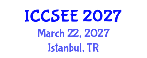 International Conference on Civil, Structural and Earthquake Engineering (ICCSEE) March 22, 2027 - Istanbul, Turkey International Conference on Civil, Structural and Earthquake Engineering (ICCSEE) March 22, 2027 - Istanbul, Turkey