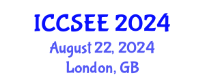 International Conference on Civil, Structural and Environmental Engineering (ICCSEE) August 22, 2024 - London, United Kingdom