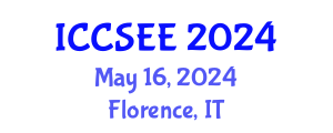 International Conference on Civil, Structural and Environmental Engineering (ICCSEE) May 16, 2024 - Florence, Italy