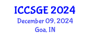 International Conference on Civil, Structural and Geoenvironmental Engineering (ICCSGE) December 09, 2024 - Goa, India