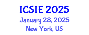International Conference on Civil, Structural and Infrastructure Engineering (ICSIE) January 28, 2025 - New York, United States
