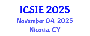 International Conference on Civil, Structural and Infrastructure Engineering (ICSIE) November 04, 2025 - Nicosia, Cyprus