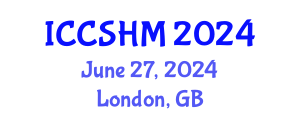 International Conference on Civil Structural Health Monitoring (ICCSHM) June 27, 2024 - London, United Kingdom