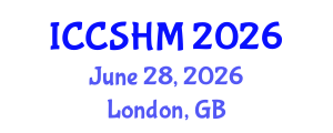 International Conference on Civil Structural Health Monitoring (ICCSHM) June 28, 2026 - London, United Kingdom