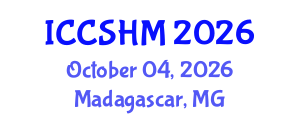 International Conference on Civil Structural Health Monitoring (ICCSHM) October 04, 2026 - Madagascar, Madagascar International Conference on Civil Structural Health Monitoring (ICCSHM) October 04, 2026 - Madagascar, Madagascar
