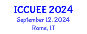 International Conference on Civil, Urban and Environmental Engineering (ICCUEE) September 12, 2024 - Rome, Italy