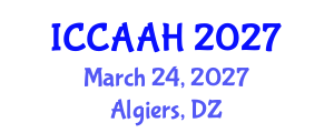 International Conference on Classical Archaeology and Ancient History (ICCAAH) March 24, 2027 - Algiers, Algeria International Conference on Classical Archaeology and Ancient History (ICCAAH) March 24, 2027 - Algiers, Algeria