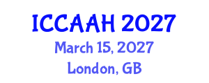 International Conference on Classical Archaeology and Ancient History (ICCAAH) March 15, 2027 - London, United Kingdom International Conference on Classical Archaeology and Ancient History (ICCAAH) March 15, 2027 - London, United Kingdom